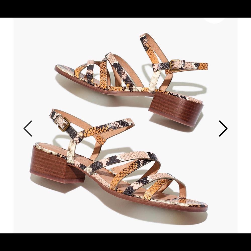 Super cute leather strappy sandals